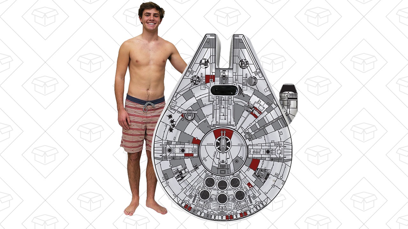 Illustration for article titled Today’s best deals: Millenium Falcon pool float, Roomba, and more